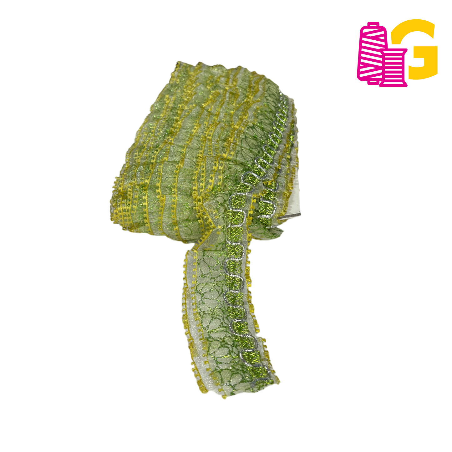 BLONDA CON GRECA ANCHA X METROS