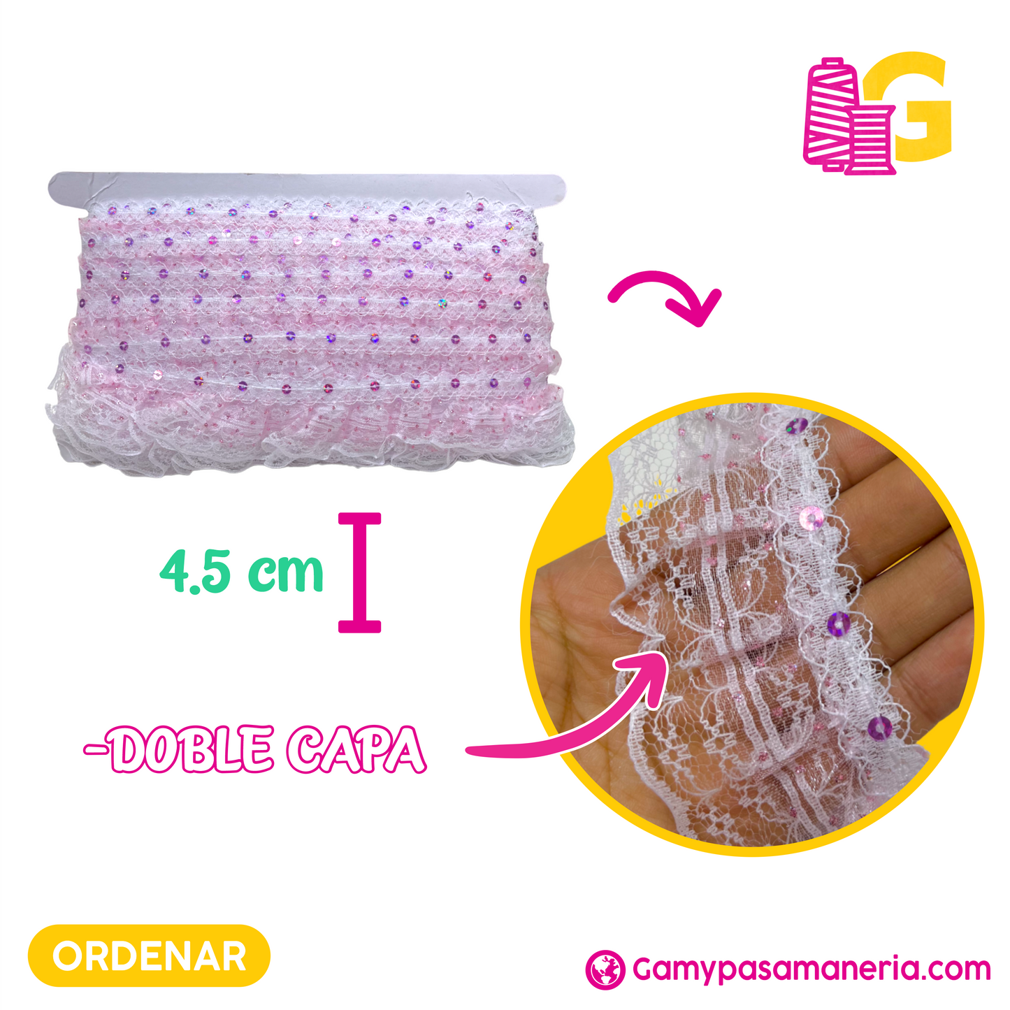 BLONDA ESCARCHADA X METRO