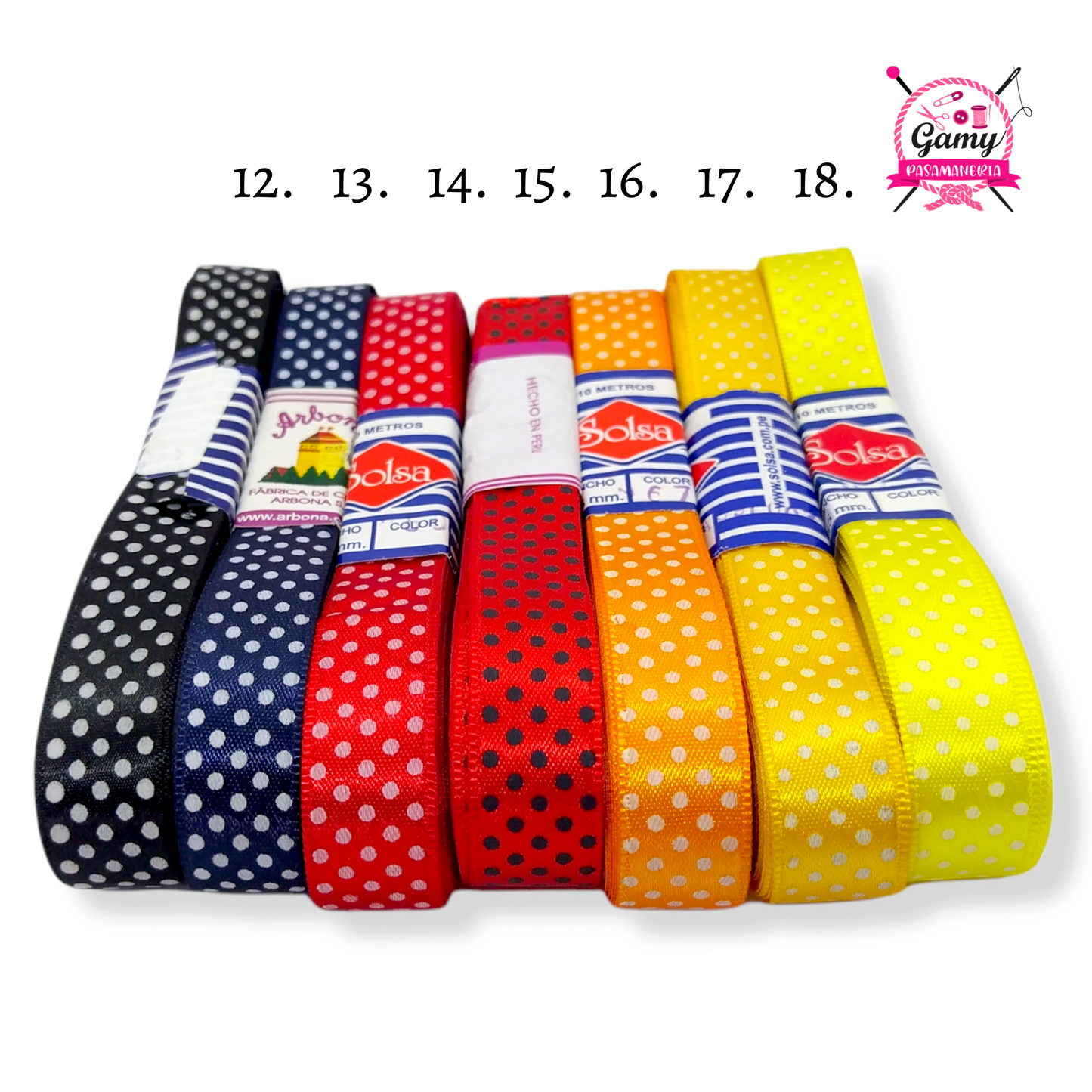 CINTAS CON PUNTOS 1.5CM