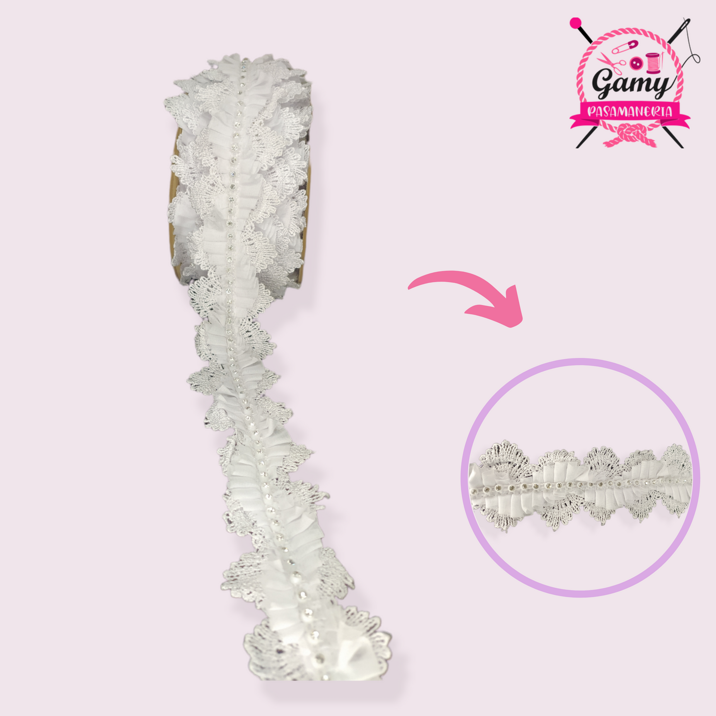 BIPIUR CON STRASS PLATEADO