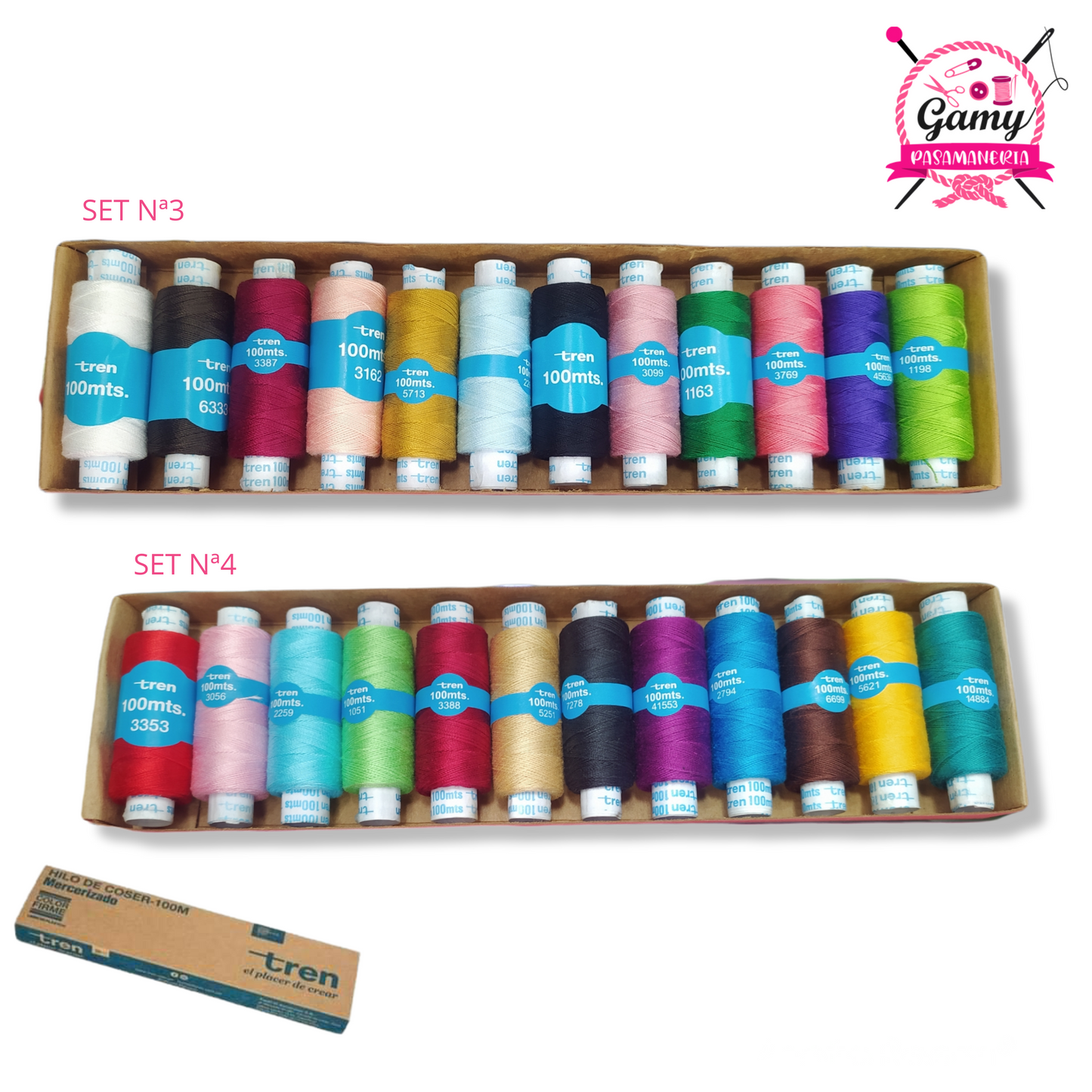 HILO TUBINO DE COSTURA "TREN"