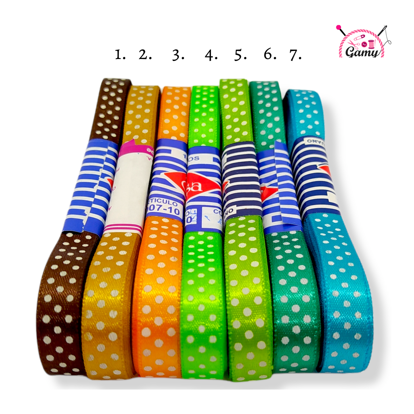 CINTA CON PUNTOS 1CM