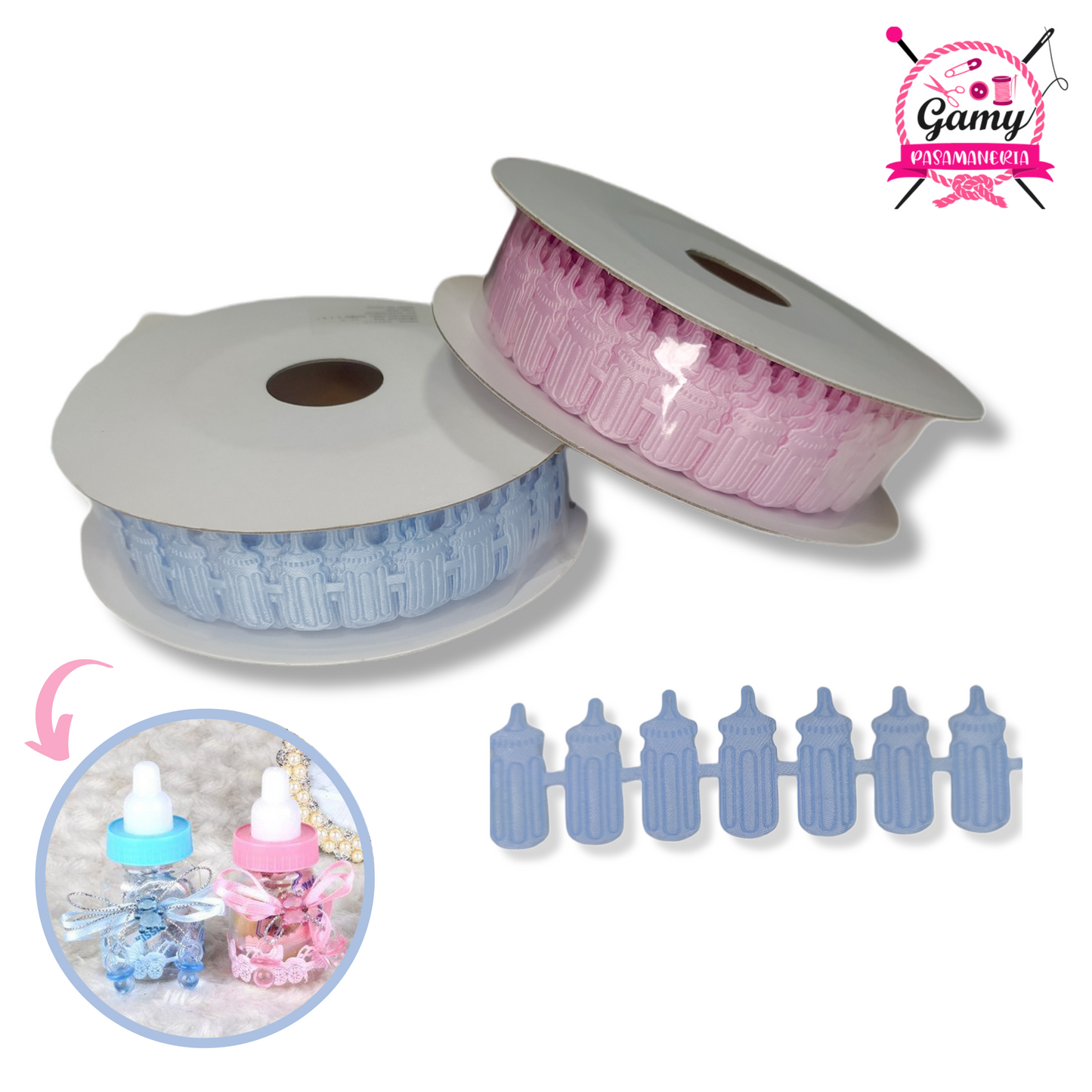 CINTA DE BIBERONES BABY SHOWER