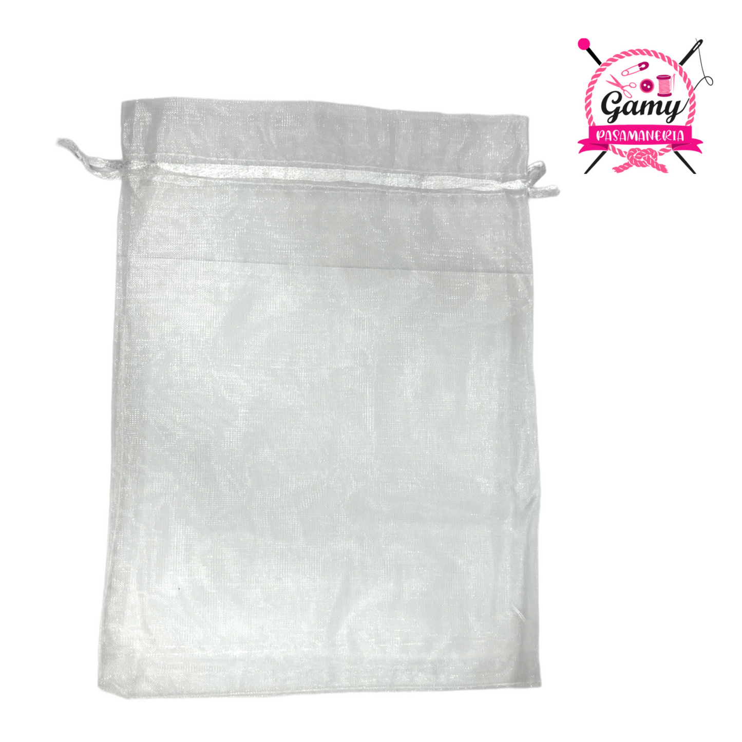 BOLSITAS DE ORGANZA EXTRA X 50 PCS. TAMAÑO 24 CM X 16 CM