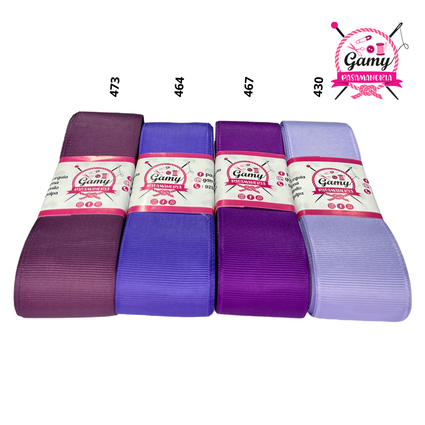 CINTA BORLON 4CM X PIEZA DE 1O METROS