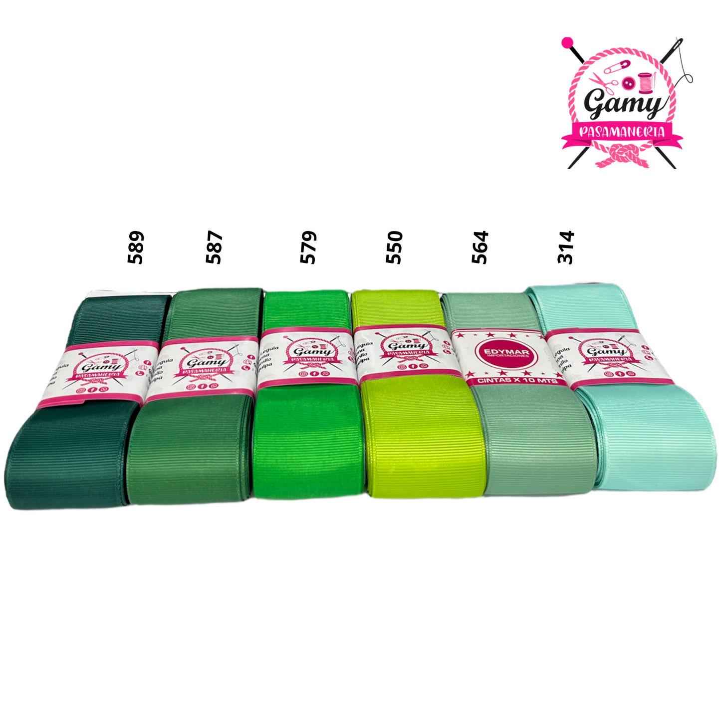 CINTA BORLON 4CM X PIEZA DE 1O METROS