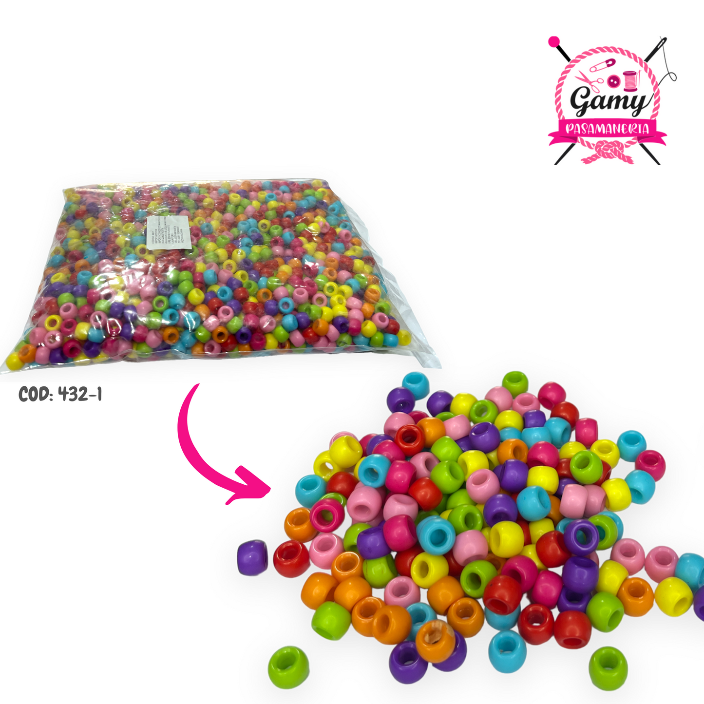 ACRILICOS PARA PULSERAS ESFERAS