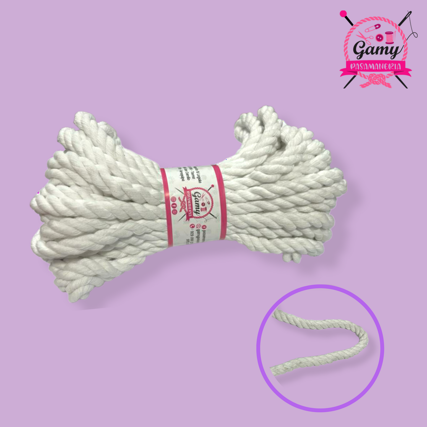 CORDON DE HABITO 100% ALGODON POR METROS