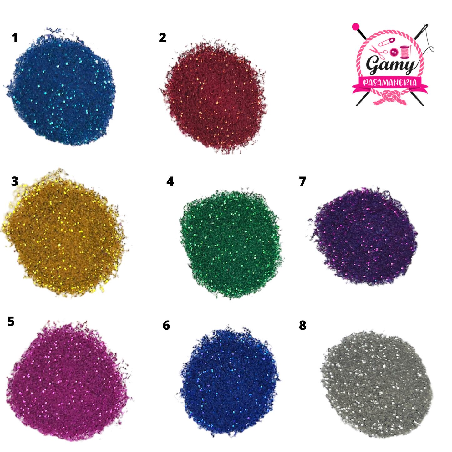 ESCARCHA COLORES METALICOS X BOLSA 1 KILO