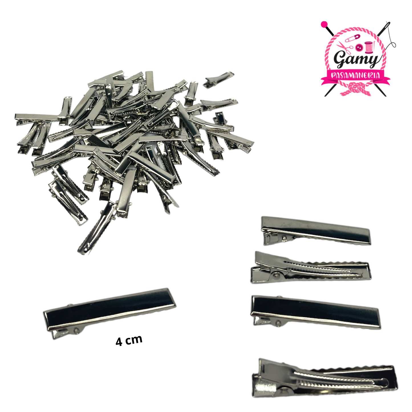 GANCHO PICO DE PATO 4CM PARA LAZOS CLASICOS