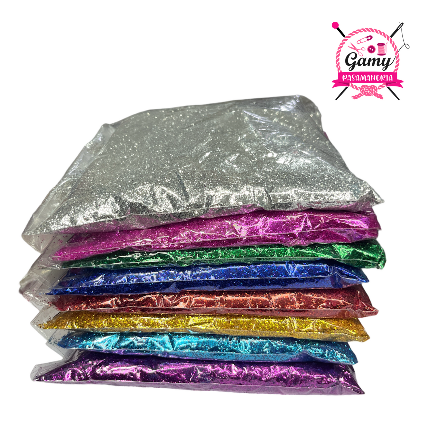 ESCARCHA COLORES METALICOS X BOLSA 1 KILO