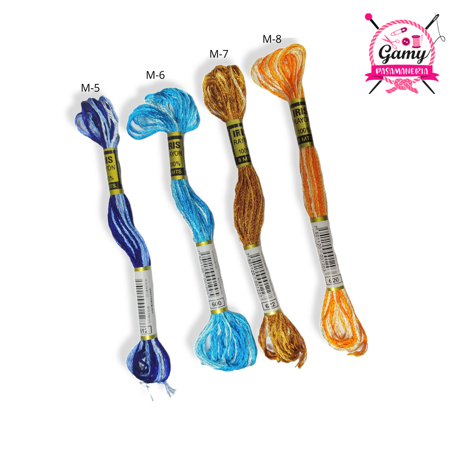 HILO PARA BORDAR RAYON MULTICOLOR