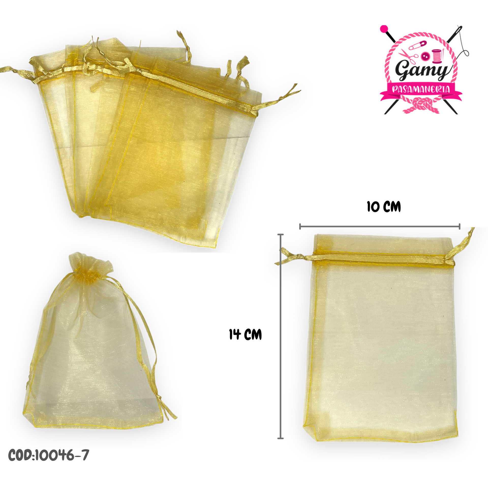 BOLSITAS DE ORGANZA X 50 – gamypasamaneria - Main Image