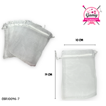 BOLSITAS DE ORGANZA X 50 PCS.